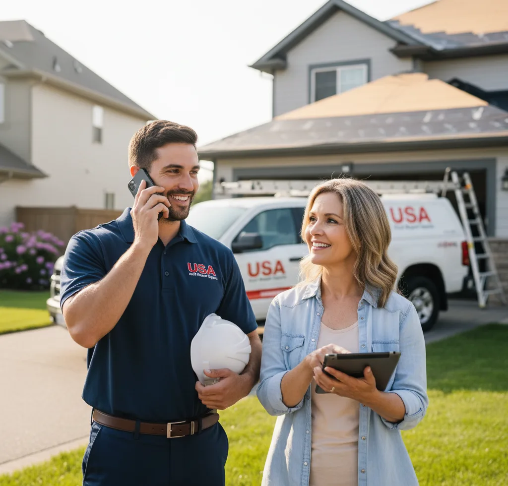 USA Roof Repair Experts customer support in Paige